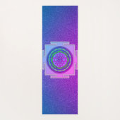 シメリーパープル&ピンクヤントラ ヨガマット (裏面)