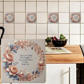 シメリーピーチアンドブルーパステル タイル