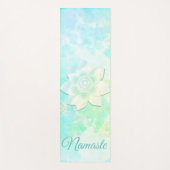 シメリーロータスフラワー ヨガマット (正面)