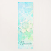 シメリーロータスフラワー ヨガマット (裏面)