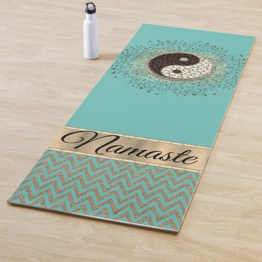 シメリー陰陽シェブロン ヨガマット (インサイチュ)