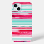 シモダンア名門私立校風のン色マゼンダパーソナライズされたン名 Case-Mate iPhoneケース (裏面)