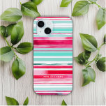 シモダンア名門私立校風のン色マゼンダパーソナライズされたン名 iPhone 15ケース<br><div class="desc">シアンマモダンゼンタ水の色のパターン名iPhone 15のケースは、シアンマゼンタ水の色の背景にシアンマゼンタ水の色のタイポグラフィでパーソナライズされた、名前、モノグラムまたはイニシャルのにあなたの名前を特徴とする。彼女のための完璧な贈り物のための誕生日、母の日のための母、クリスマスと休日のための姉妹またはベスティー。©Evco Studio www.zazzle.com/store/evcostudioによる設計</div>