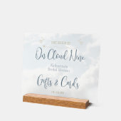 シモダンッエレガントクオンクラウドナインブライダルシャワー アクリルサイン (傾斜)