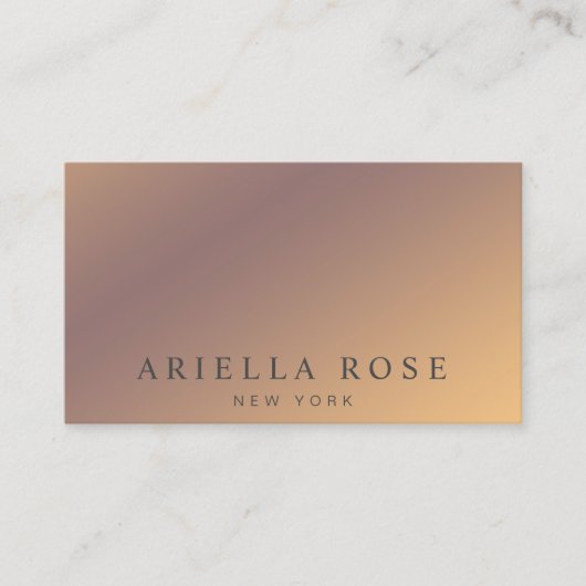 シモダンッエレガントクグラデーションプロフェッショナル 名刺 (正面)