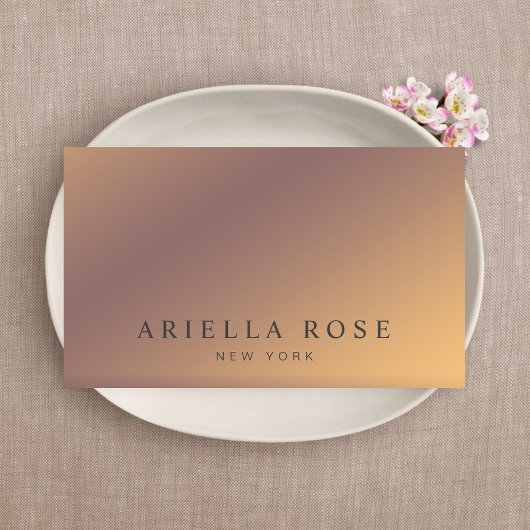 シモダンッエレガントクグラデーションプロフェッショナル 名刺