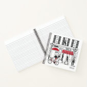 シモダンッガーリークファッションパーソナライズされた名 ノートブック (内部)