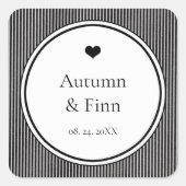 シモダンックラシックク結婚のカスタム スクエアシール (正面)