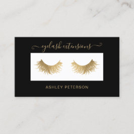シモダンック金ゴールドエレガントまつげ 名刺