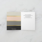 シモダンック金ゴールドグレー感謝してい「&与え'」引用文 シーズンカード (内部)