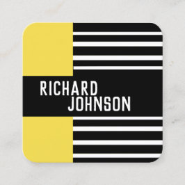 シモダンッパターン（の模様が）あるクカスタム名刺 スクエア名刺