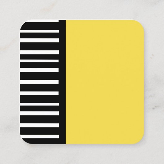 シモダンッパターン(の模様が)あるクカスタム名刺 スクエア名刺 (裏面)