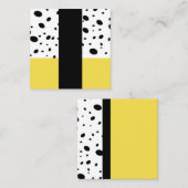 シモダンッパターン（の模様が）あるクカスタム名刺 スクエア名刺 (正面/裏面)