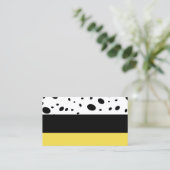 シモダンッパターン(の模様が)あるクカスタム名刺 名刺 (スタンド正面)