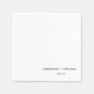 シモダンッパーソナライズされたクのナプキン スタンダードカクテルナプキン