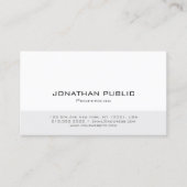 シモダンッミニマルク平野お洒落プロフェッショナル 名刺 (正面)