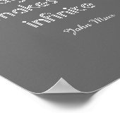 シモダンッ感動的ク引用文ポスター ポスター (角)