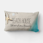 シモダンャンフィッシュビーチハウスモノグラムの枕 ランバークッション (裏面)