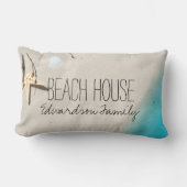 シモダンャンフィッシュビーチハウスモノグラムの枕 ランバークッション (正面)