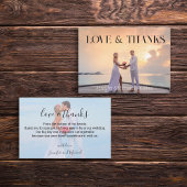 シモダン感謝していッ結婚の2枚の写真結婚ユー ノートカード