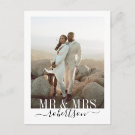 シモダン結婚ックのお礼のはがき ポストカード