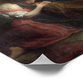 シモンの家でのディナー， 1737 ポスター (角)