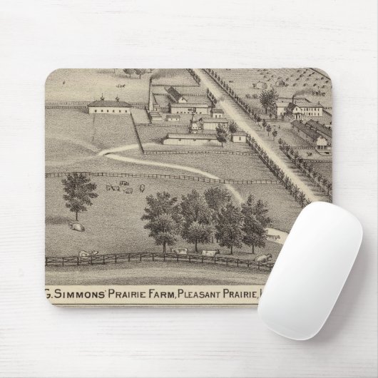 シモンズプレーリーファームケノシャ·ウォーターキュア マウスパッド (マウス)