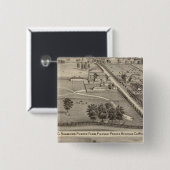 シモンズプレーリーファームケノシャ·ウォーターキュア 缶バッジ (正面&裏面)