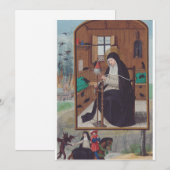 シモン・ベニングによるヘルフトァの聖ゲルトルーデ シーズンカード (正面/裏面)