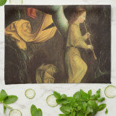 シモン・マーミオンによる天使の合唱、ルネサンス美術 キッチンタオル (折り畳み)