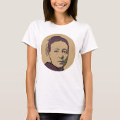 シモーヌ・ド・ボーヴォワール Tシャツ (正面)
