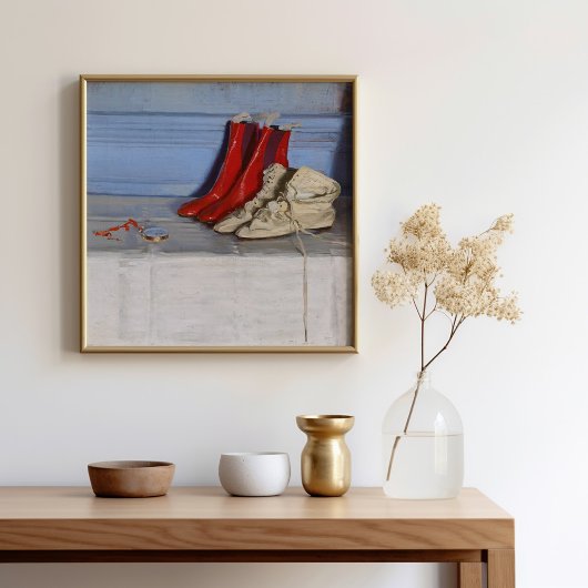 シモ恋しく思ソンのブーツ | ウィリアム・ニコルソン ポスター