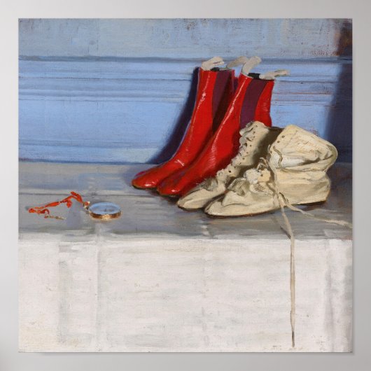 シモ恋しく思ソンのブーツ | ウィリアム・ニコルソン ポスター (正面)