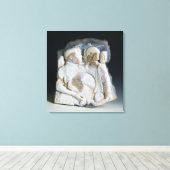 シモ・デ・メディチ(1519-74)と彼の姿を描いたカメオ キャンバスプリント (インサイチュ (ウッドフロア))