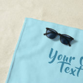 シャおもしろいーク名前をカスタムするビーチタオル ビーチタオル (インサイチュ)