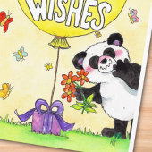 シャイな誕生日メッセージのポストカード by Nicole Janes ポストカード