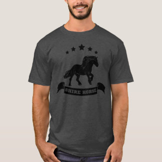 シャイアホースのシルエットギフト 馬術ライダーギフト Tシャツ