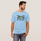 シャイアン・リバー・スー族の旗シャツ Tシャツ (正面フル)