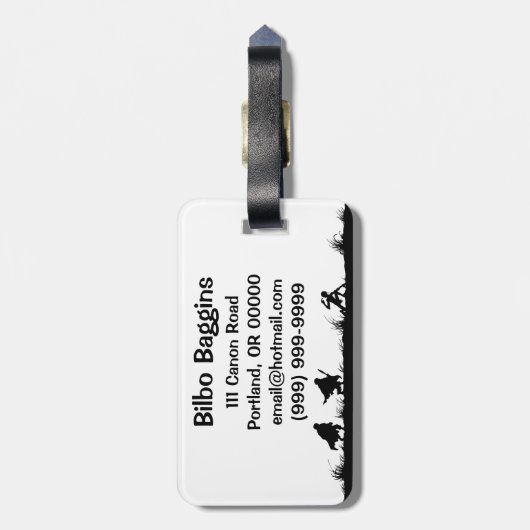 シャイア™ ラゲッジタグ (裏面縦)