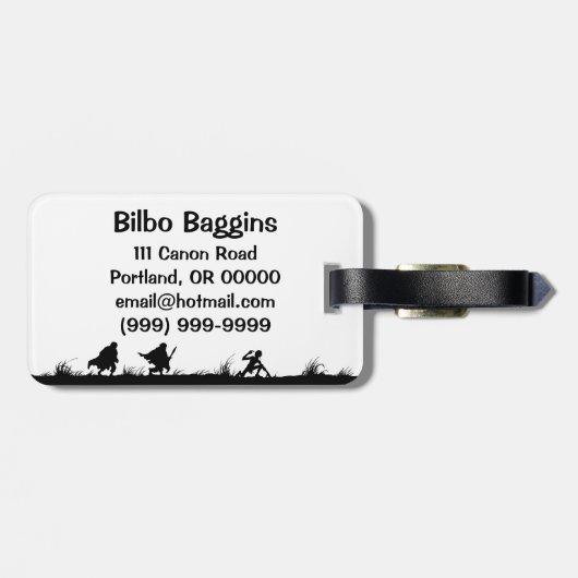 シャイア™ ラゲッジタグ (裏面横)