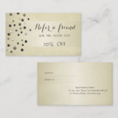 シャイエレガントーモダン、クリーム紹介カード 紹介カード (正面/裏面)