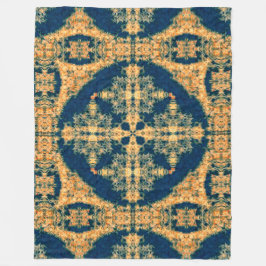 シャイエンヌの原産のバッファローの神聖な薬の車輪の芸術 フリースブランケット