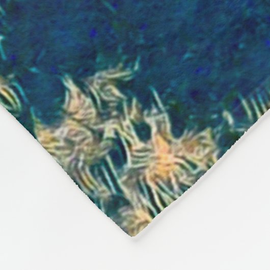 シャイエンヌの原産のバッファローの神聖な薬の車輪の芸術 フリースブランケット (角)