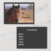 シャイエンヌの西部ビジネス 名刺 (正面/裏面)