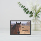 シャイエンヌの西部ビジネス 名刺 (スタンド正面)