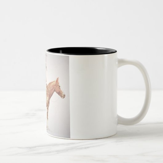 シャイエンヌBrave 1901年(色のlitho) ツートーンマグカップ (右)