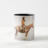 シャイエンヌBrave 1901年(色のlitho) ツートーンマグカップ (中央)