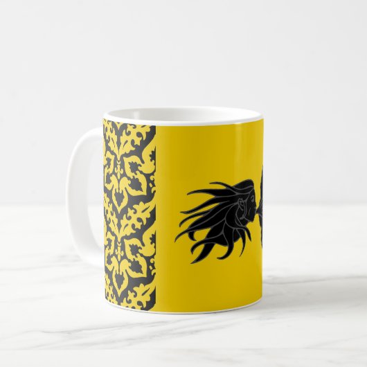 シャイオブダートンポレースバッジ コーヒーマグカップ (正面左)