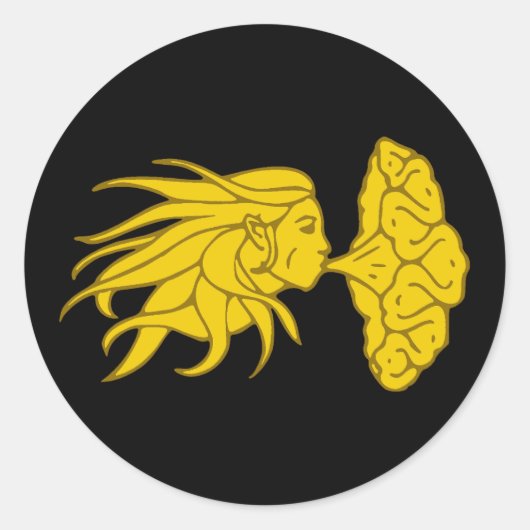 シャイオブダートンポレースバッジ ラウンドシール (正面)