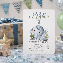 シャイガイアンパンの誕生日パーティー招待状です 招待状